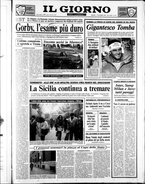 Il giorno del lunedì